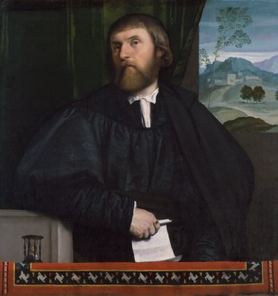 Portrait of a Man by Moretto da Brescia