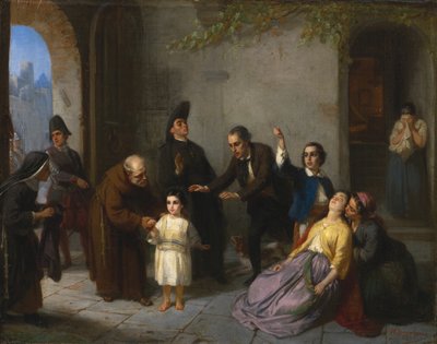 The Kidnapping of Edgardo Mortara by Moritz Daniel Oppenheim