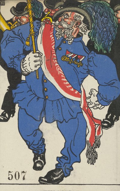 Consecration of the Colors, 1911 by Moritz Jung