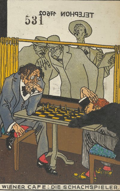 The Chess Players by Moritz Jung
