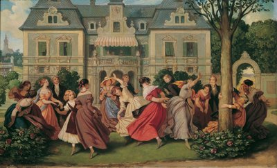 A Game, c.1860 by Moritz Ludwig von Schwind