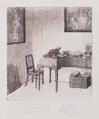View of Franz Schubert