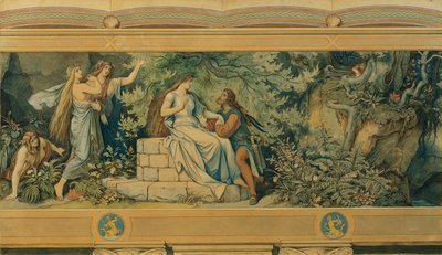 The Beautiful Melusine: II. At the Forest Well by Moritz Ludwig von Schwind