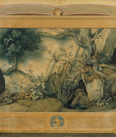The Beautiful Melusine: I. Fontes Melusinae by Moritz Ludwig von Schwind