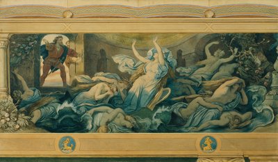 The Beautiful Melusine: VIII. The Oath Break by Moritz Ludwig von Schwind