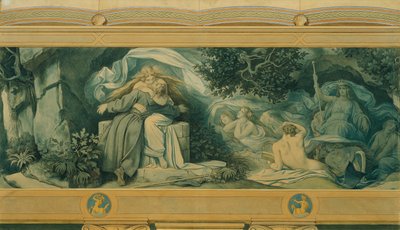 The Beautiful Melusine: X. The Reunion by Moritz Ludwig von Schwind