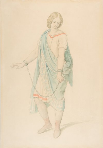 The Soprano Karoline Hetzenecker in the Role of Sesto in La Clemenza di Tito, ca. 1848 by Moritz Ludwig von Schwind