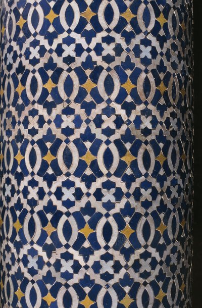 Kasbah of Thamiel Glaoui, zellij tilework (detail) by Moroccan School