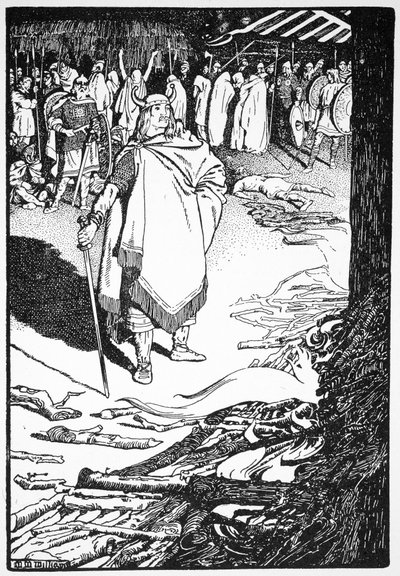 Come Thou Out, Housewife, Called Flosi to Bergthora by Morris Meredith Williams