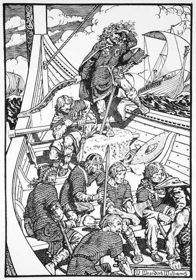 Harald Fairhair, King of Norway by Morris Meredith Williams