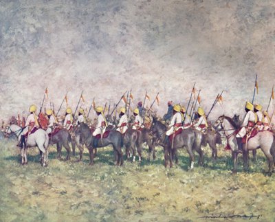 A Distinguished Native Regiment, 1903 by Mortimer L Menpes