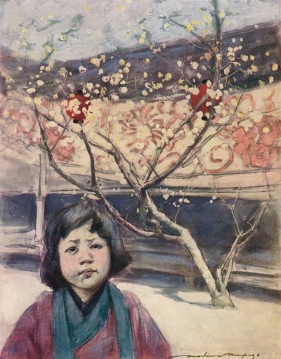 A Japanese Girl in Plum-Colour, c1887, 1901 by Mortimer L Menpes