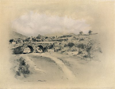 A Mexican Village, 1903 by Mortimer L Menpes