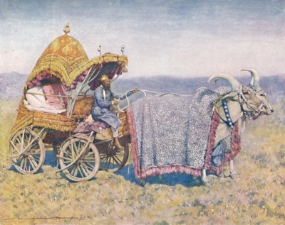 A Native Bullock-cart from Bikanir by Mortimer L Menpes