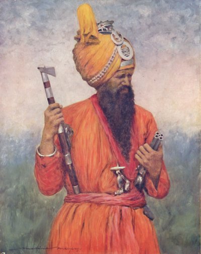 A Retainer from Jind by Mortimer L Menpes
