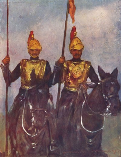 Bodyguard of His Highness Dogra Sowar Kashmir, 1903 by Mortimer L Menpes