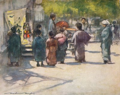 In Front of the Stall by Mortimer L Menpes