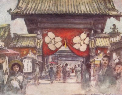 Leading to the Temple by Mortimer L Menpes
