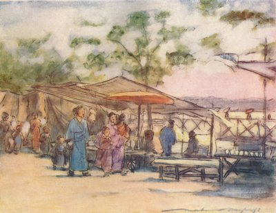 The End of the Day and the End of the Festival, c. 1887, 1901 by Mortimer L Menpes