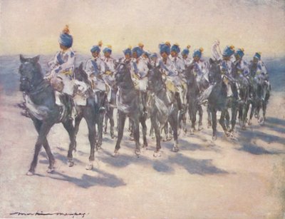 The Imperial Cadet Corps at the Durbar, 1903 by Mortimer L Menpes