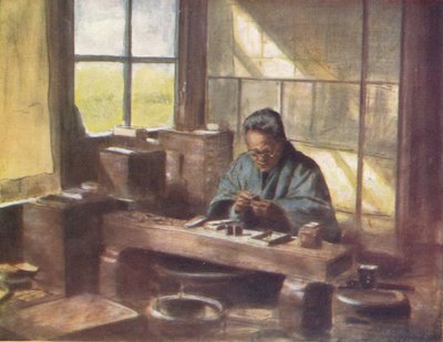 A Cloisonne Worker by Mortimer Ludington Menpes