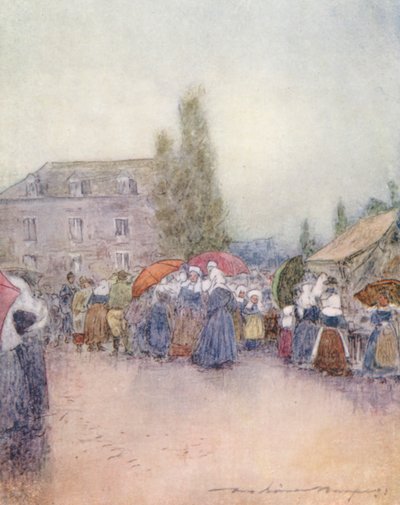 A Rainy Day at the Fair by Mortimer Ludington Menpes