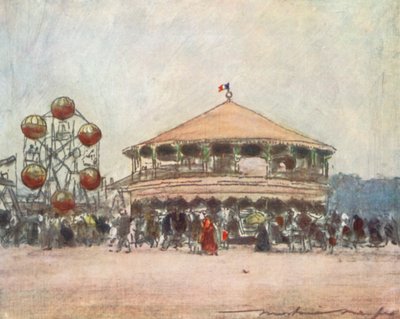 Fete near Hotel Des Invalides by Mortimer Ludington Menpes