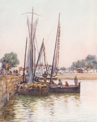 Fishing Boats, Concarneau by Mortimer Ludington Menpes