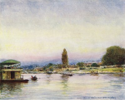 Hampton Court, from the River by Mortimer Ludington Menpes