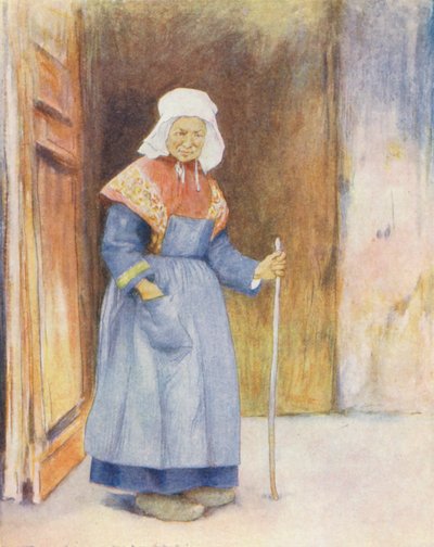 In the Porch of the Cathedral, Quimper by Mortimer Ludington Menpes