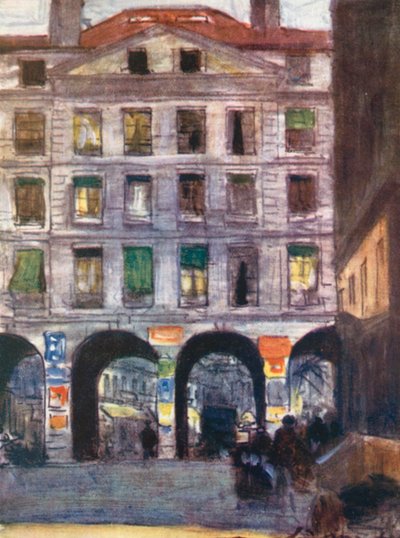 In the Rue St Honore by Mortimer Ludington Menpes
