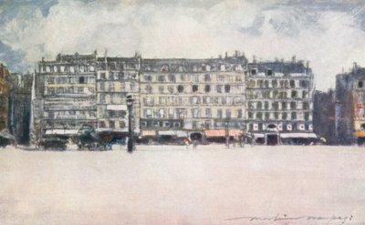 In the Square of the Hotel De Ville by Mortimer Ludington Menpes
