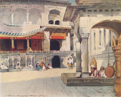 In the Temple of Amritsar by Mortimer Ludington Menpes