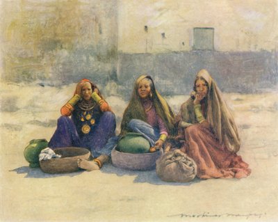 Market Women of Ajmere by Mortimer Ludington Menpes