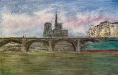 Pont de Tournelle by Mortimer Ludington Menpes