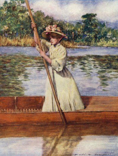 Punting by Mortimer Ludington Menpes