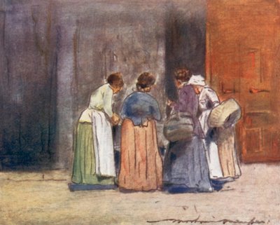 Shop by the Side of the Seine by Mortimer Ludington Menpes