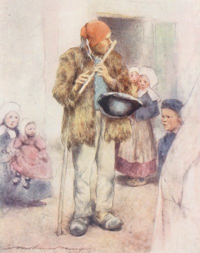 The Blind Piper by Mortimer Ludington Menpes