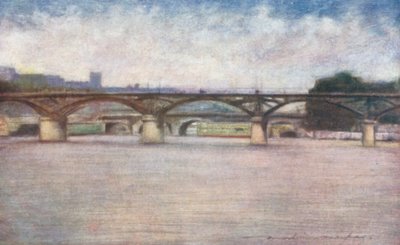 The Pont des Arts by Mortimer Ludington Menpes