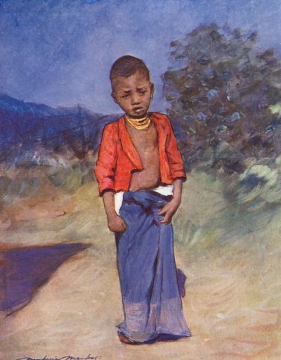 World’s Children: Burmese, The Red Jacket by Mortimer Ludington Menpes