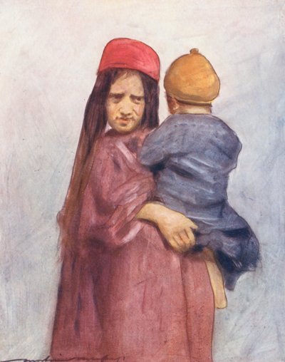 World’s Children: Cashmere, An Armful by Mortimer Ludington Menpes