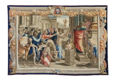 The sacrifice of Listri, c.1630 by Mortlake Tapestry Manufactory