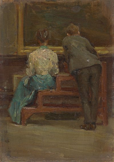 Charles Sheeler and Nina Allender, c. 1906 by Morton Livingston Schamberg