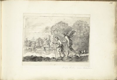Tobias and the Angel by Moses Ter Borch