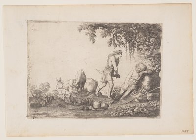 Mercury Slays Argus, from The Story of Mercury and Argus by Moses van Uyttenbroeck