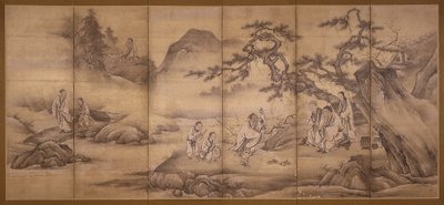 Scenes From 24 Paragons Of Filial Piety by Motonobu Kano