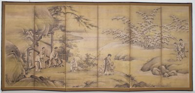 Scenes From 24 Paragons Of Filial Piety by Motonobu Kano
