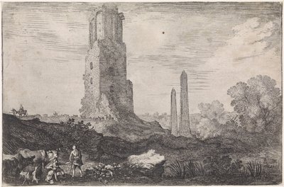 Landscape with Two Obelisks and the 