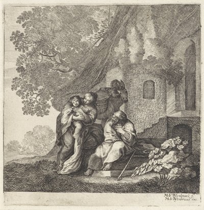 Return of the Holy Family from Egypt by Moyses van Wtenbrouck