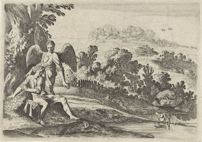 Tobias Frightened by the Fish by Moyses van Wtenbrouck